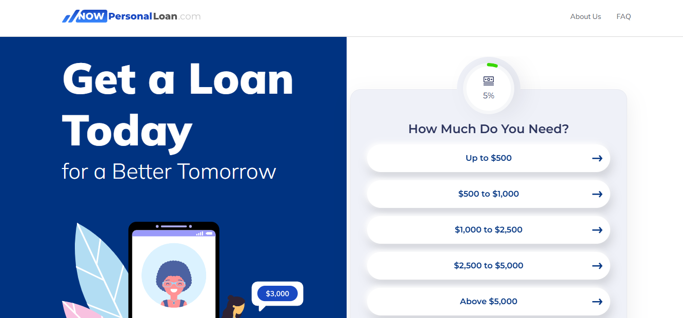 Nowpersonalloan.com - US - RevShare Preview