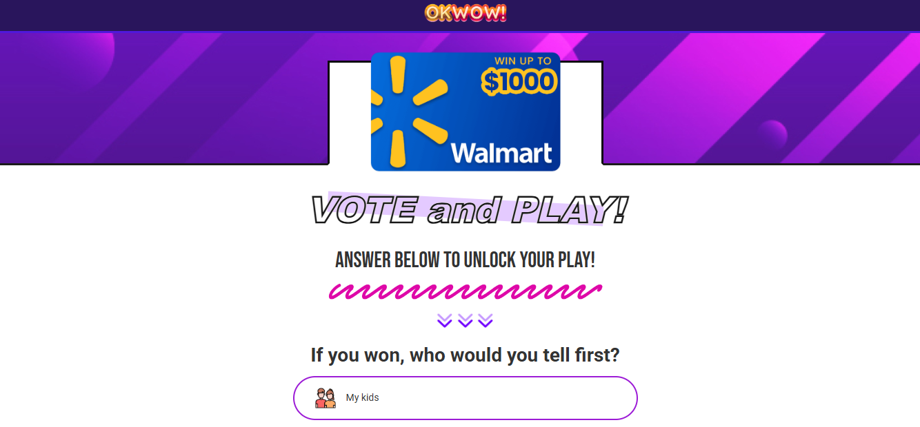 OkWow Small Prize - Walmart  1000-SOI- Preview