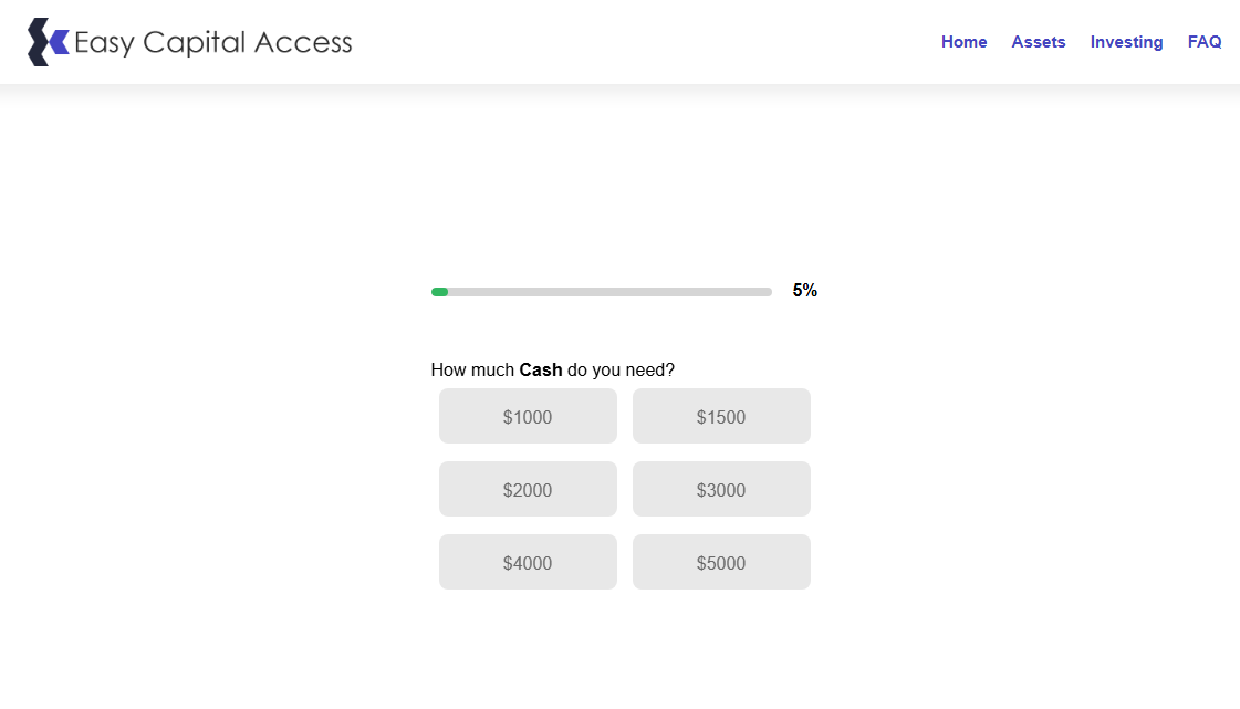  Easy Capital Access  Email Only  -  Desk Mob   US  Preview