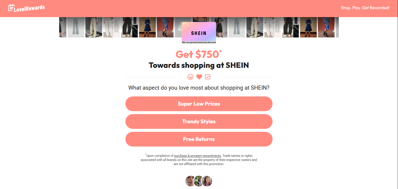 Rewards US - Flash Poll - Dynamic - Shein Preview