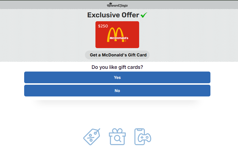 RewardZinga  250 McDonalds  Preview
