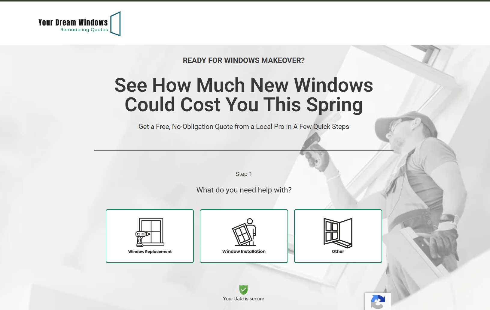 Your Dream Windows Premium CPL  US   Zipcode Targeted   Non Incent  Preview
