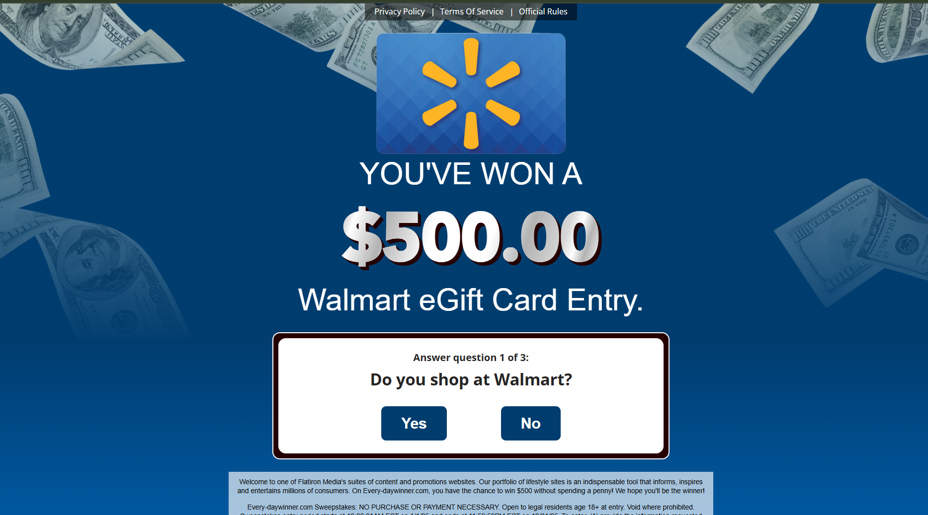 EverydayWinner - Walmart-SOI - US Preview