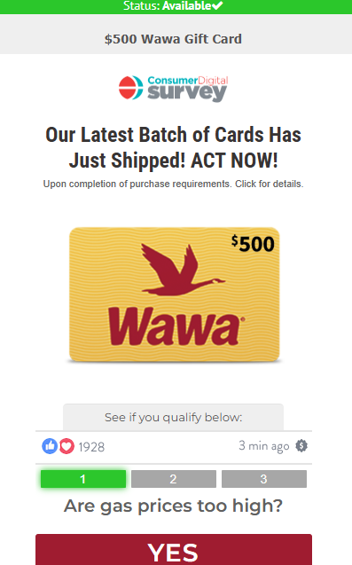 CDS -  500 Wawa CPA US Preview