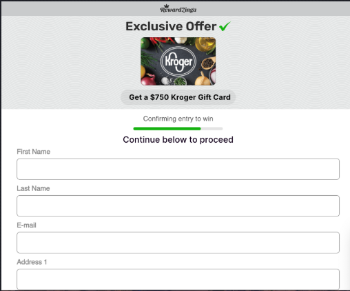 Reward Zinga - 750 Kroger - Social - US Preview