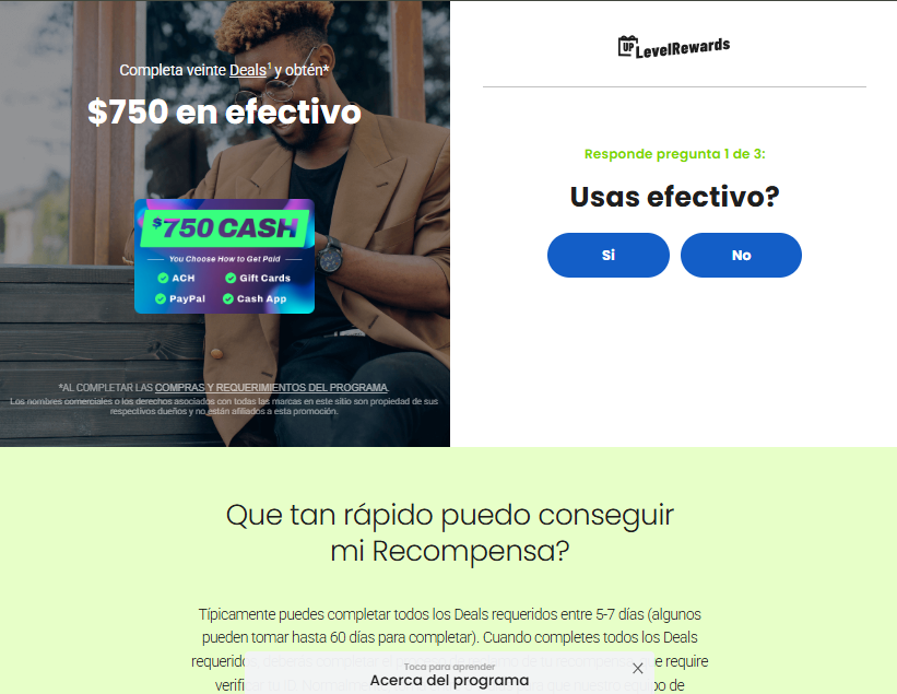 Rewards Giant - Cash Multi  750  US  Preview