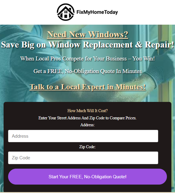 FixMyHomeToday - Windows  US   Non Incent  Preview