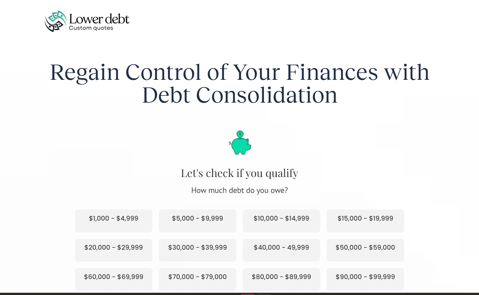 LowerDebtQuote.com Preview